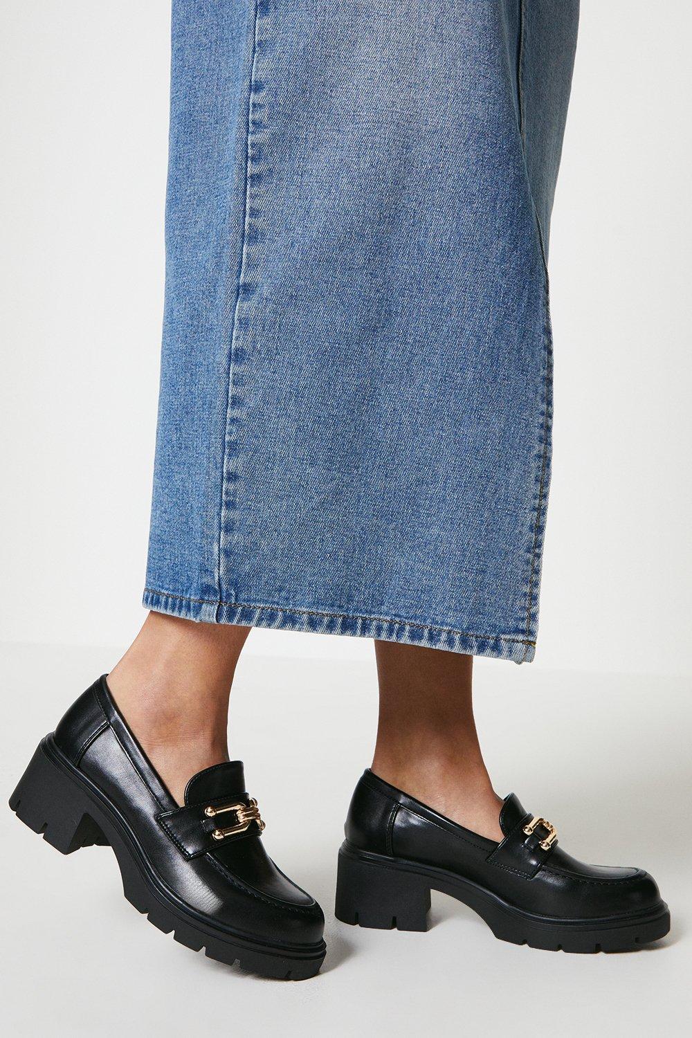 Bobbi Snaffle Detail Chunky Loafers