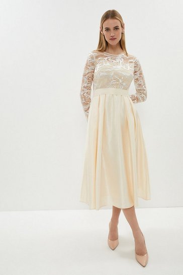 Coast – Jacquard Midi Skirt Jupes mariage The Wedding Explorer