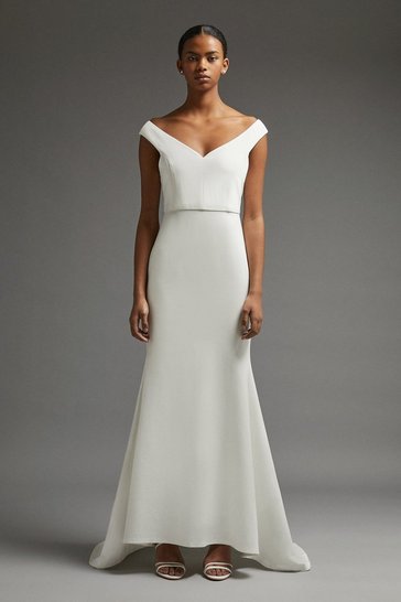 Coast – Full Skirt Midi Dress Robes de mariée courtes The Wedding Explorer