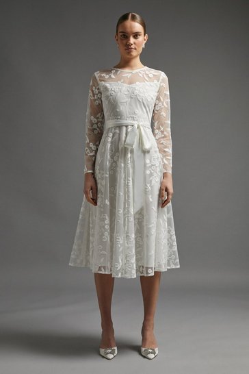 Coast – Angel Sleeve Wrap Front Maxi Dress Robes de mariée à moins de 200 euros COAST