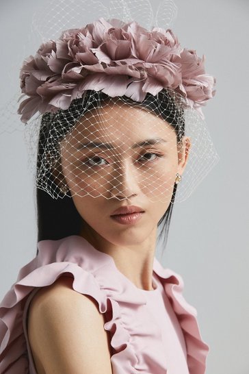 Lisa Tan Premium Flower Veil Headband
