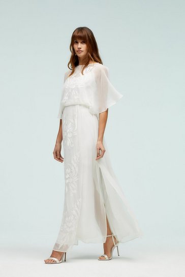 Coast – Bardot Twill Full Skirted Dress Robes de mariée The Wedding Explorer