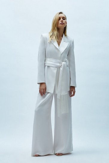 Coast – Premium Fringe Embellished Maxi Dress Robes de mariée The Wedding Explorer