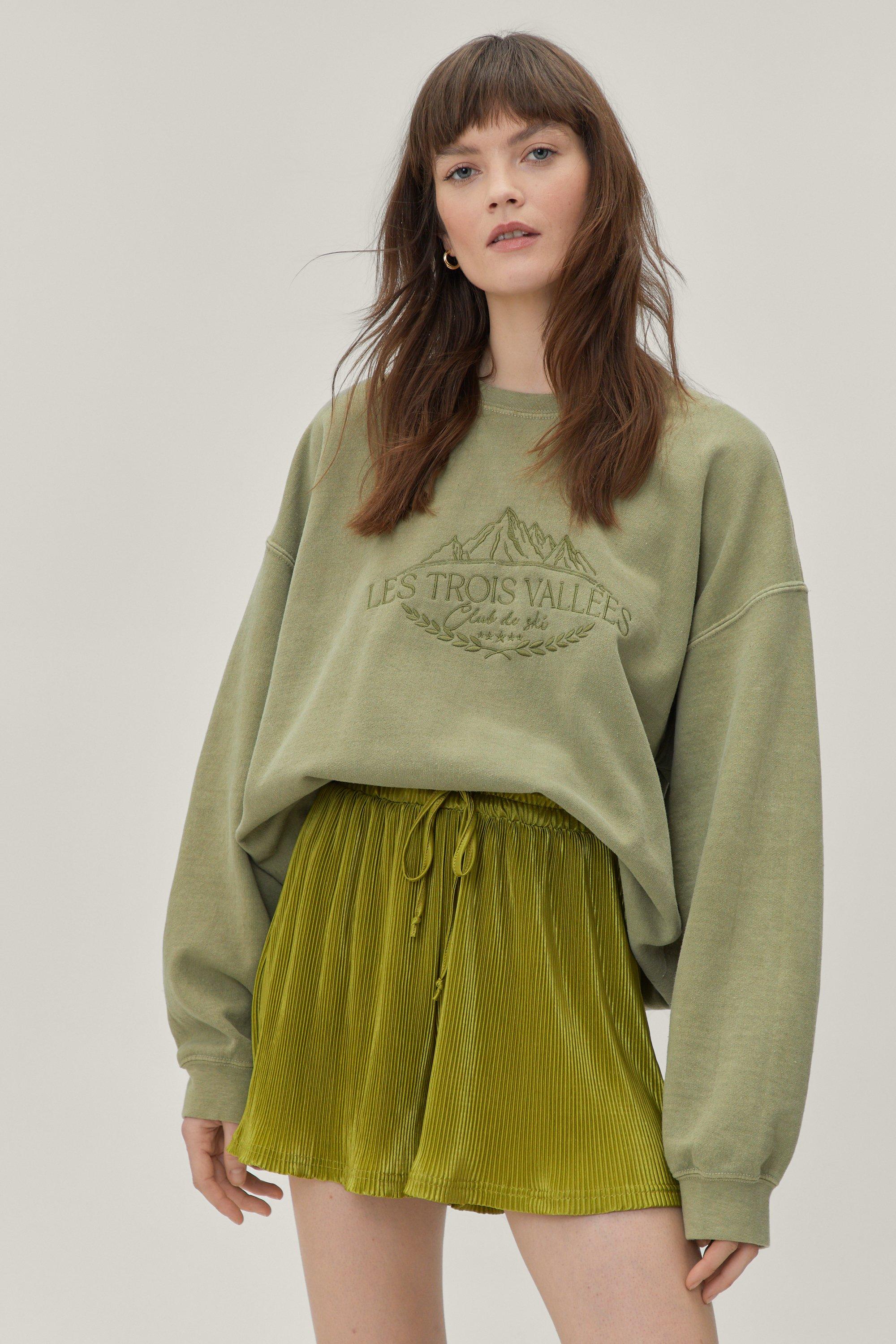 Short Plisse À Taille Haute Et À Cordon Avec Fermeture Éclair - 38 - Nasty Gal - Modalova