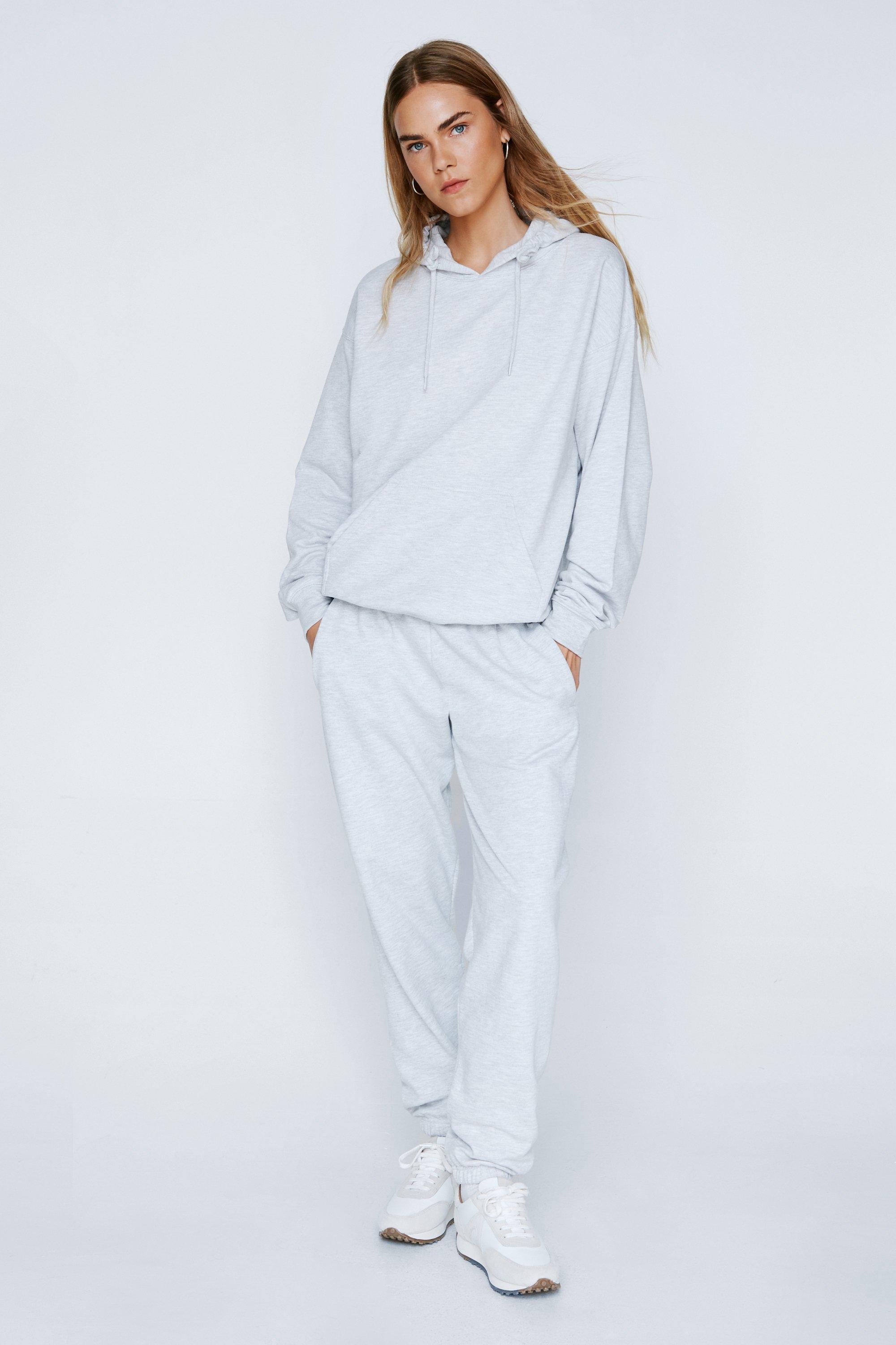 Ensemble À Capuche Et Jogging À Cordon De Serrage - Gris - S, Gris