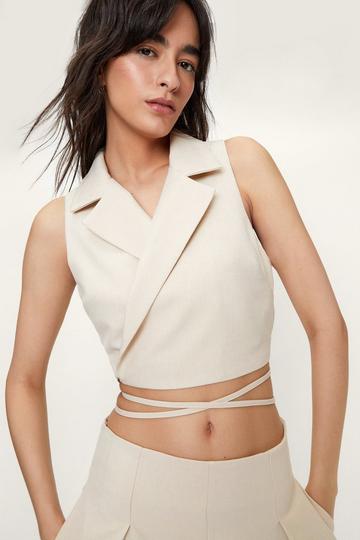 Cropped Co Ord Waistcoat