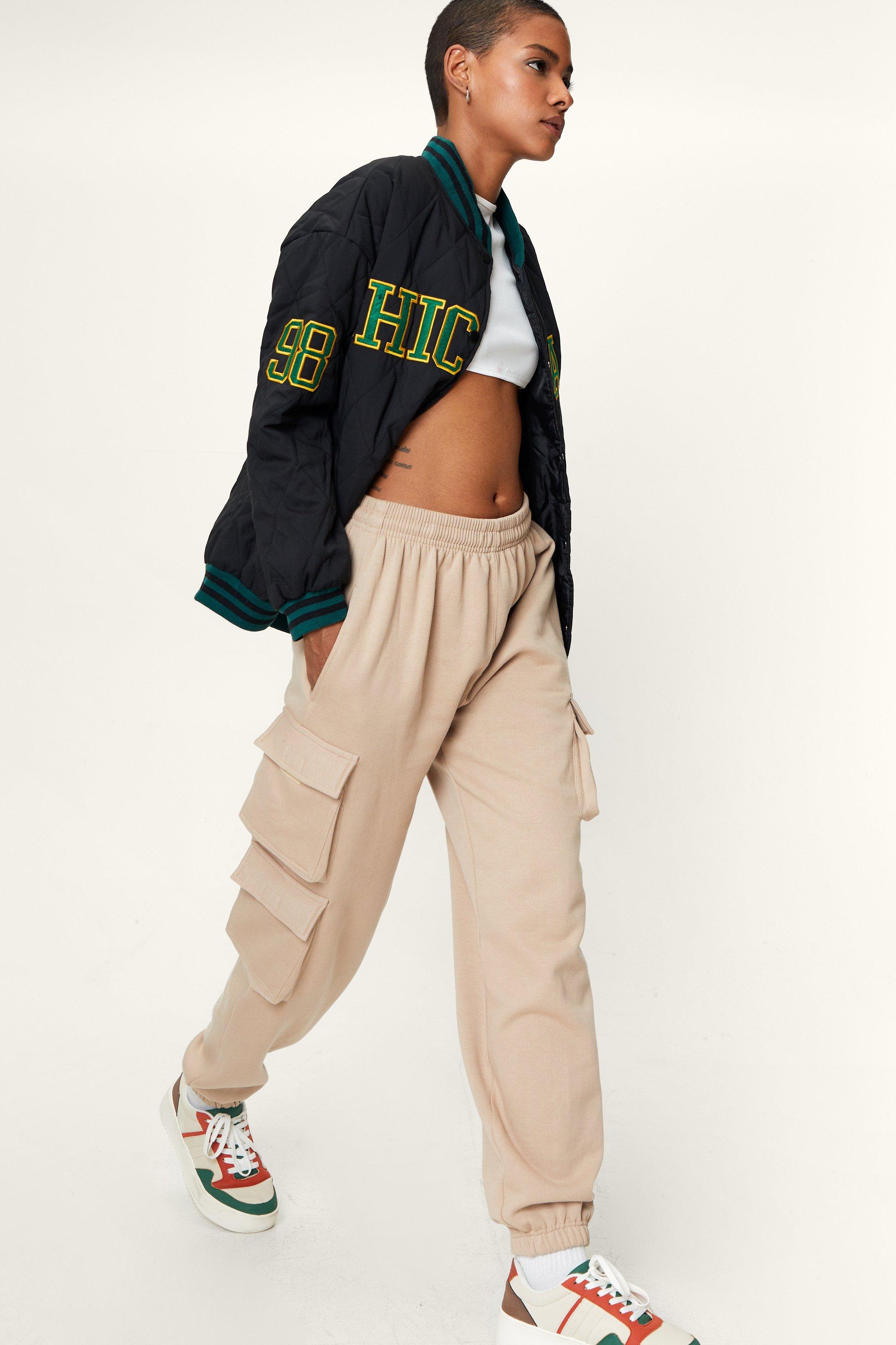 Jogging Cargo À Trois Poches - Beige - S, Beige