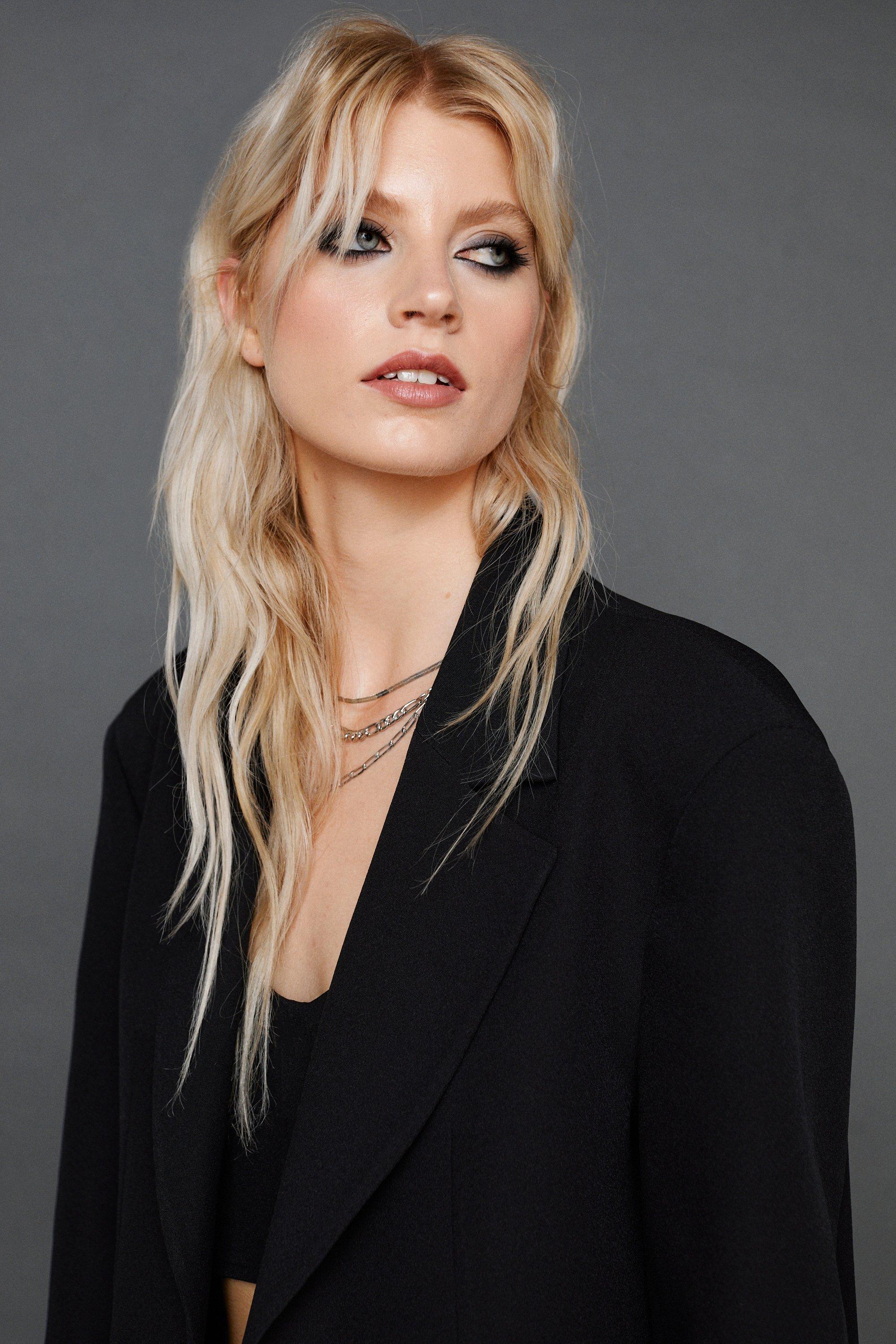 Blazer Oversize À Épaulettes - Noir - 32, Noir