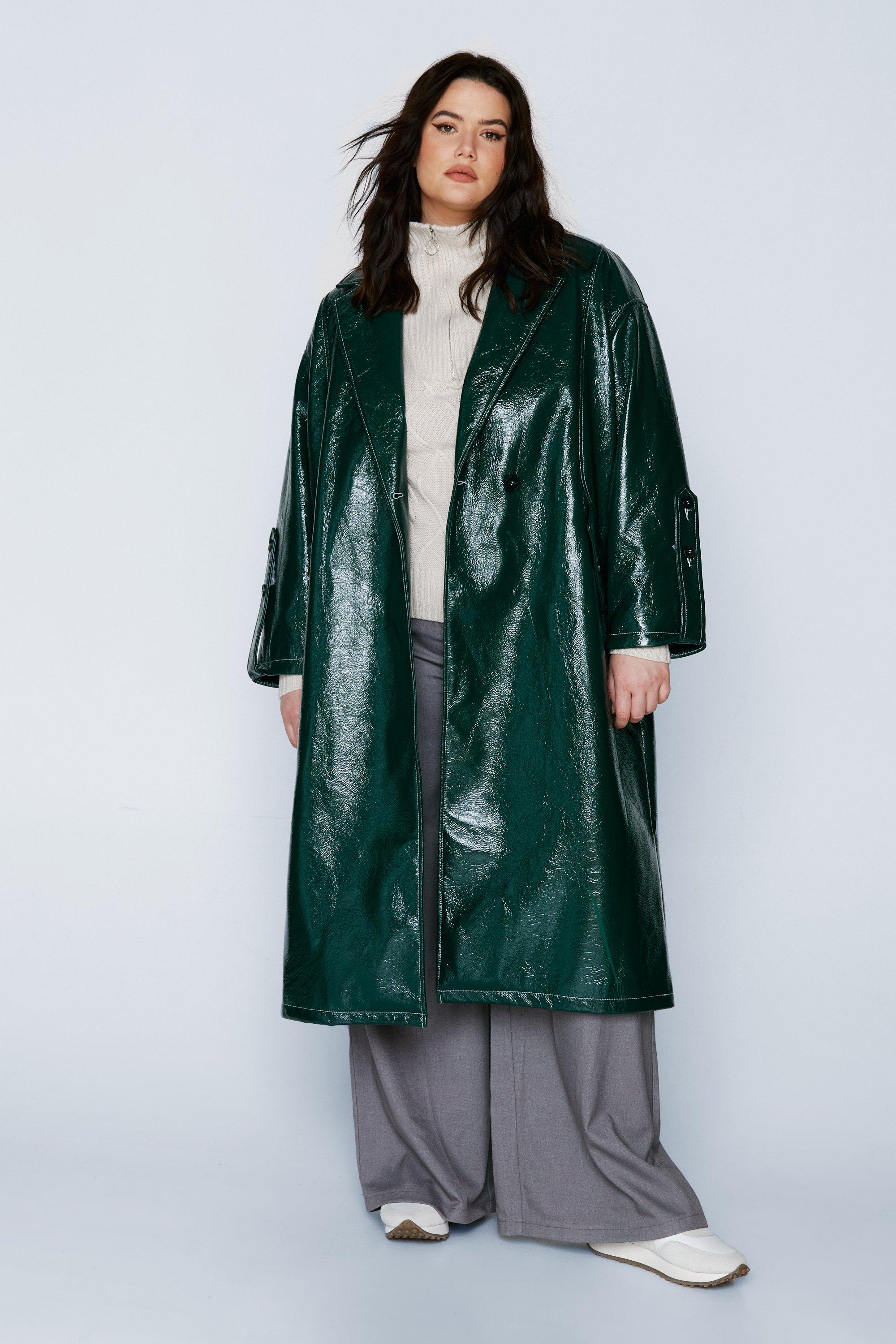 Grande Taille - Trench Oversize En Vinyle - 54 - Nasty Gal - Modalova