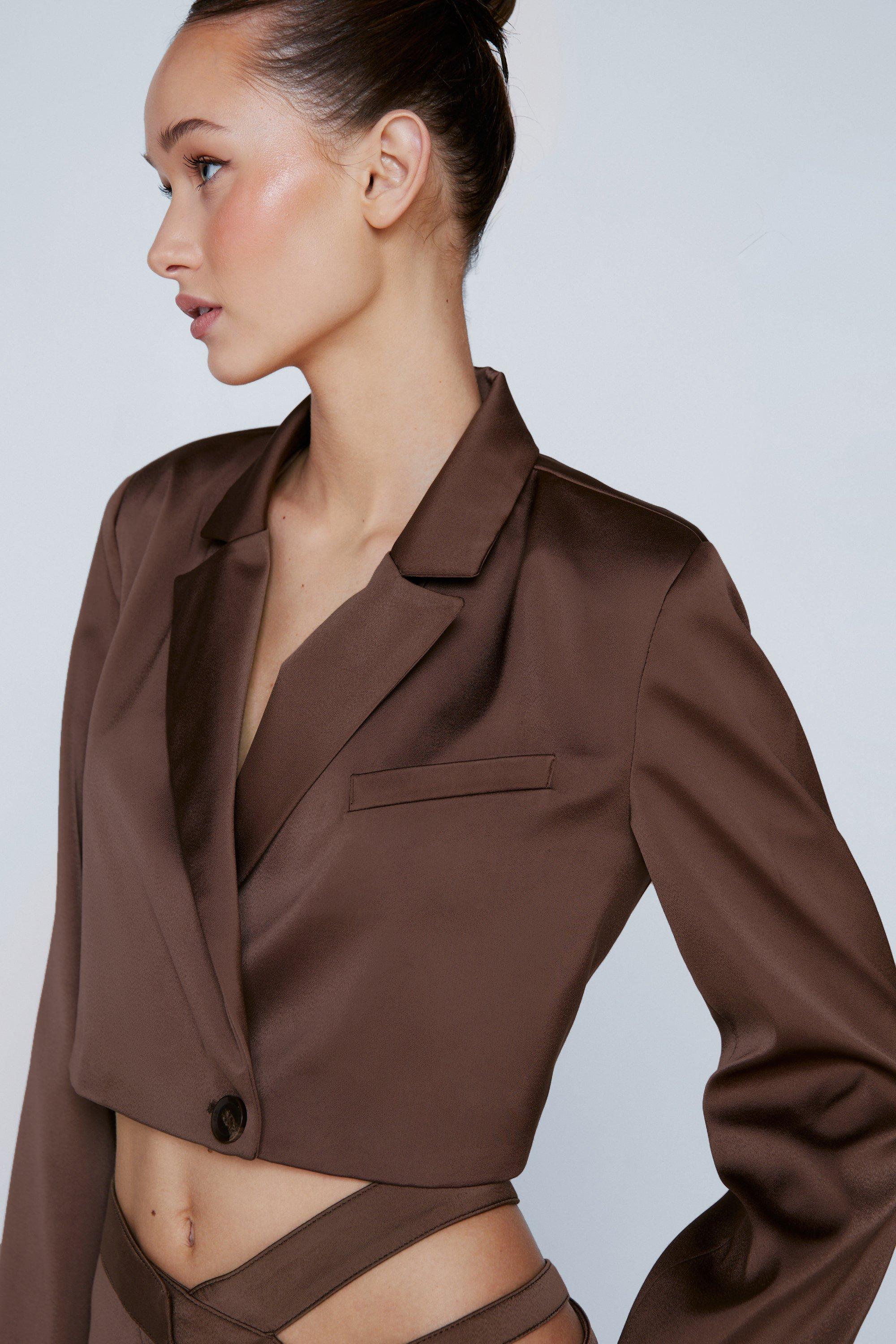 Blazer Court Satiné Premium - 40 - Nasty Gal - Modalova
