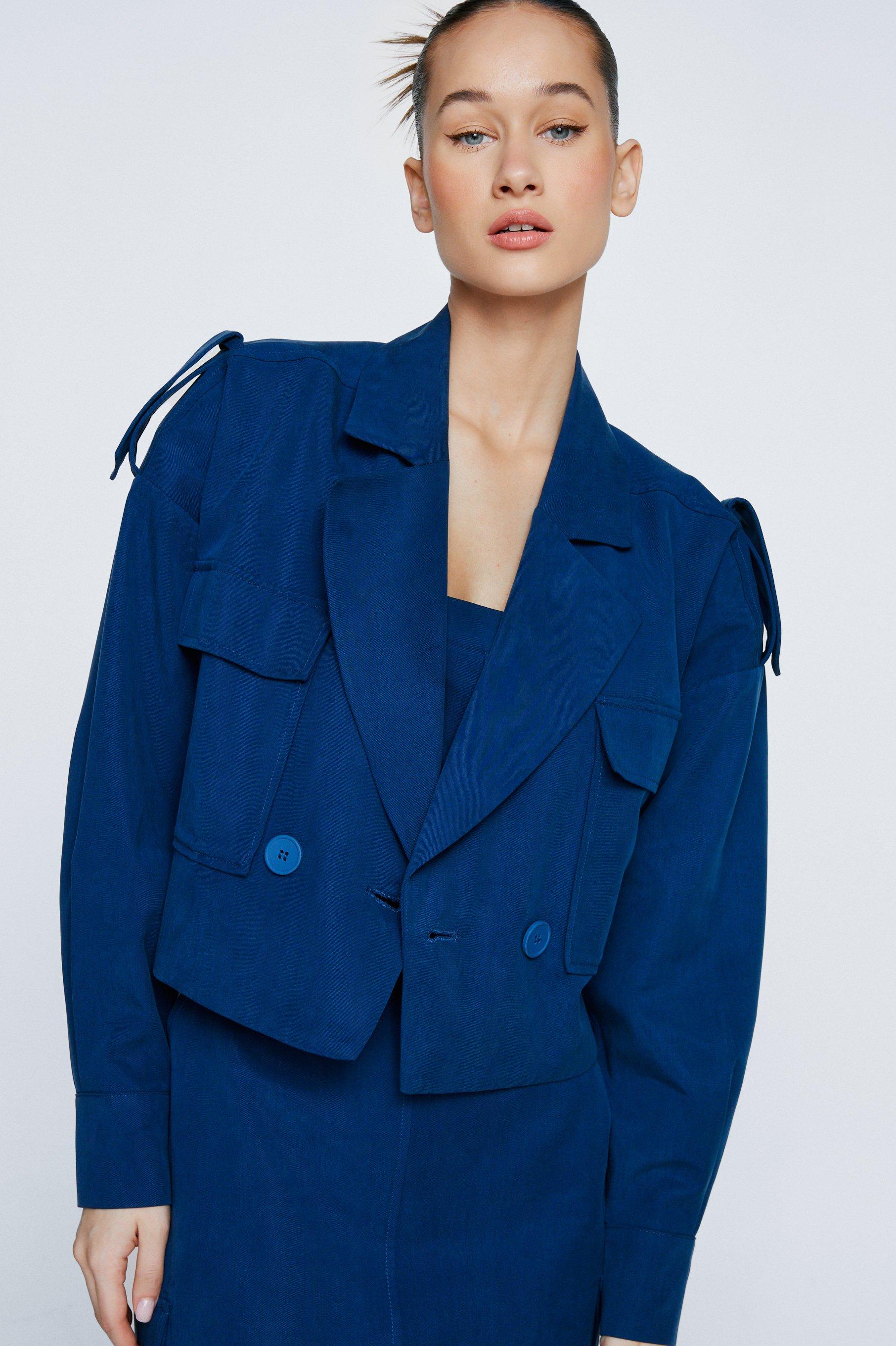 Petite - Blazer Cargo Premium - 36 - Nasty Gal - Modalova