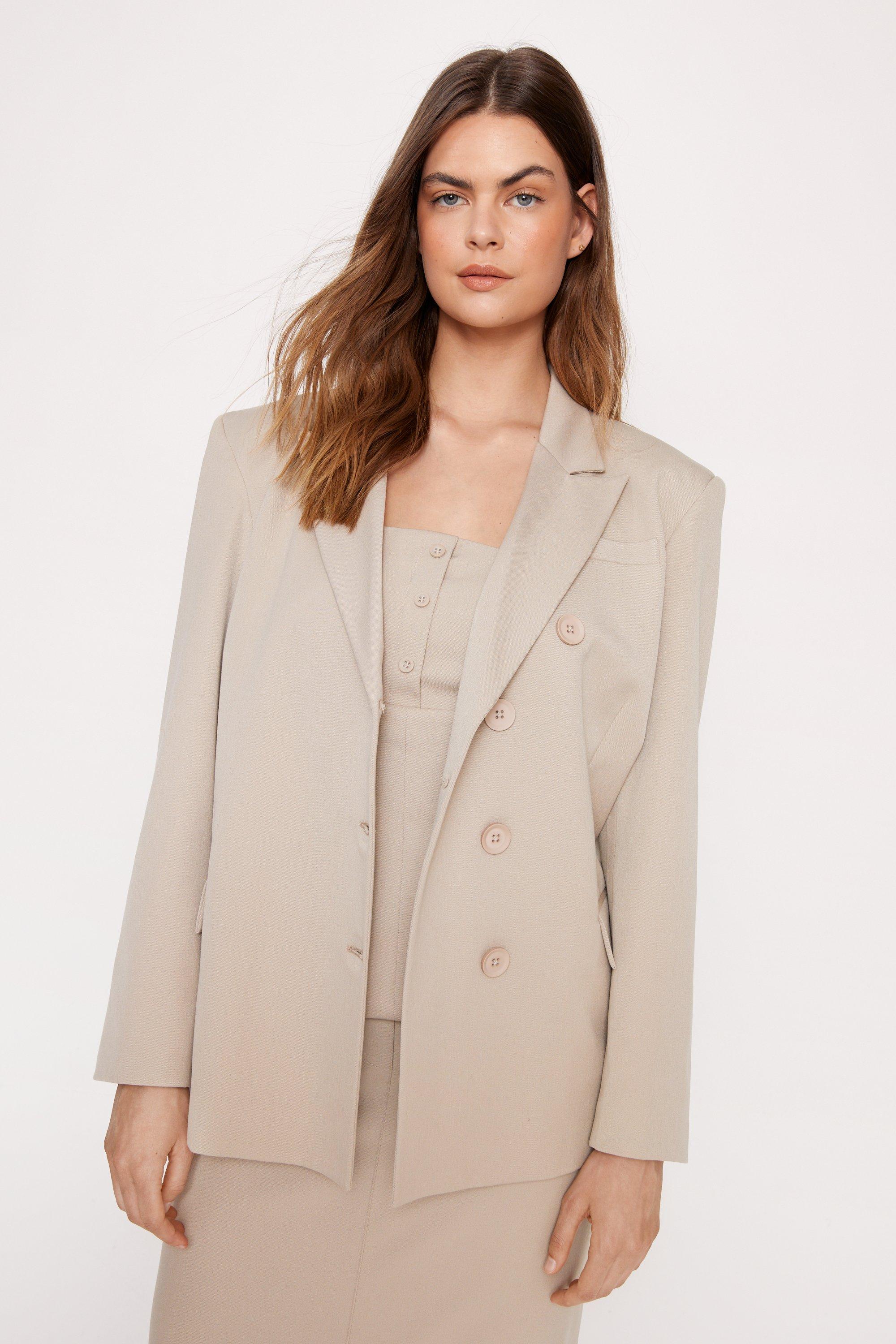 Blazer Asymétrique Premium - 34 - Nasty Gal - Modalova