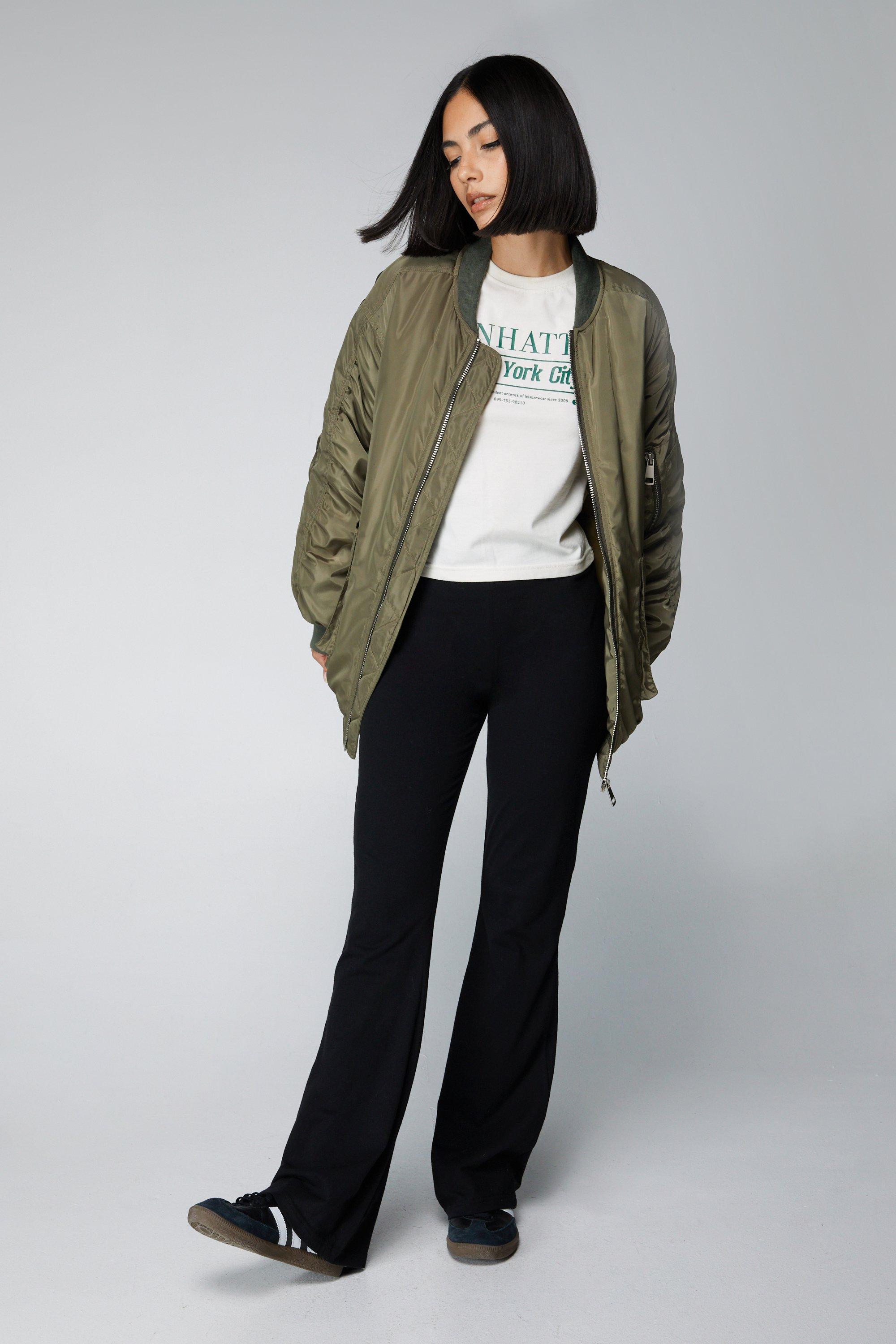 Legging Flare - Noir - L - Nasty Gal - Modalova