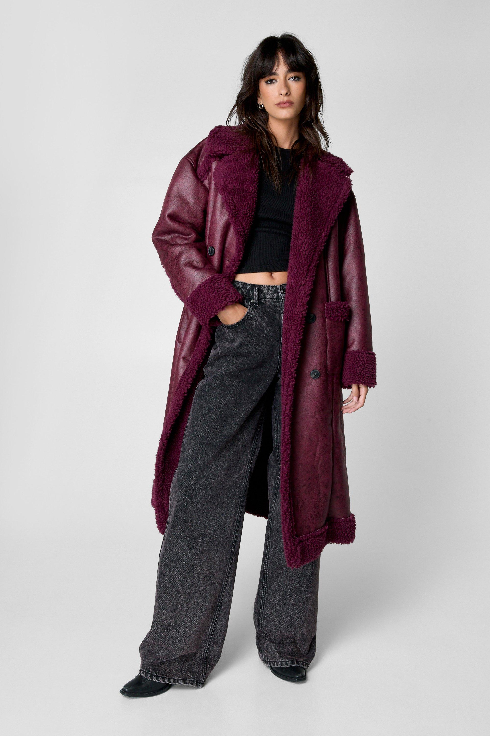 Distressed Maxi Bonded Aviator - 34 - Nasty Gal - Modalova