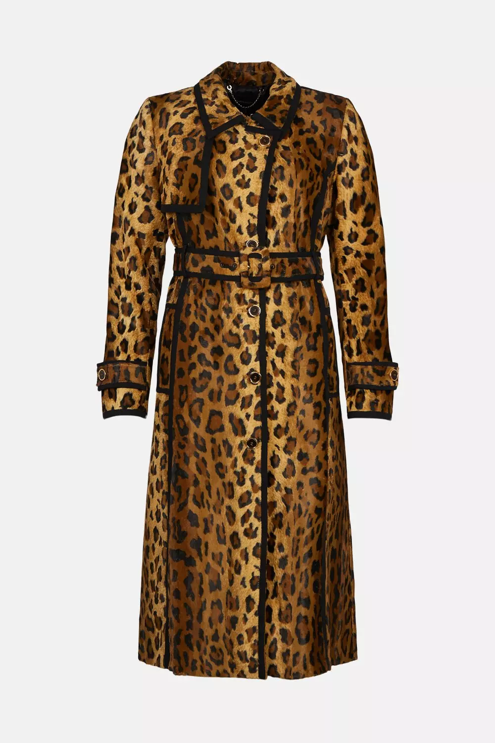 Karen millen animal print coat sale