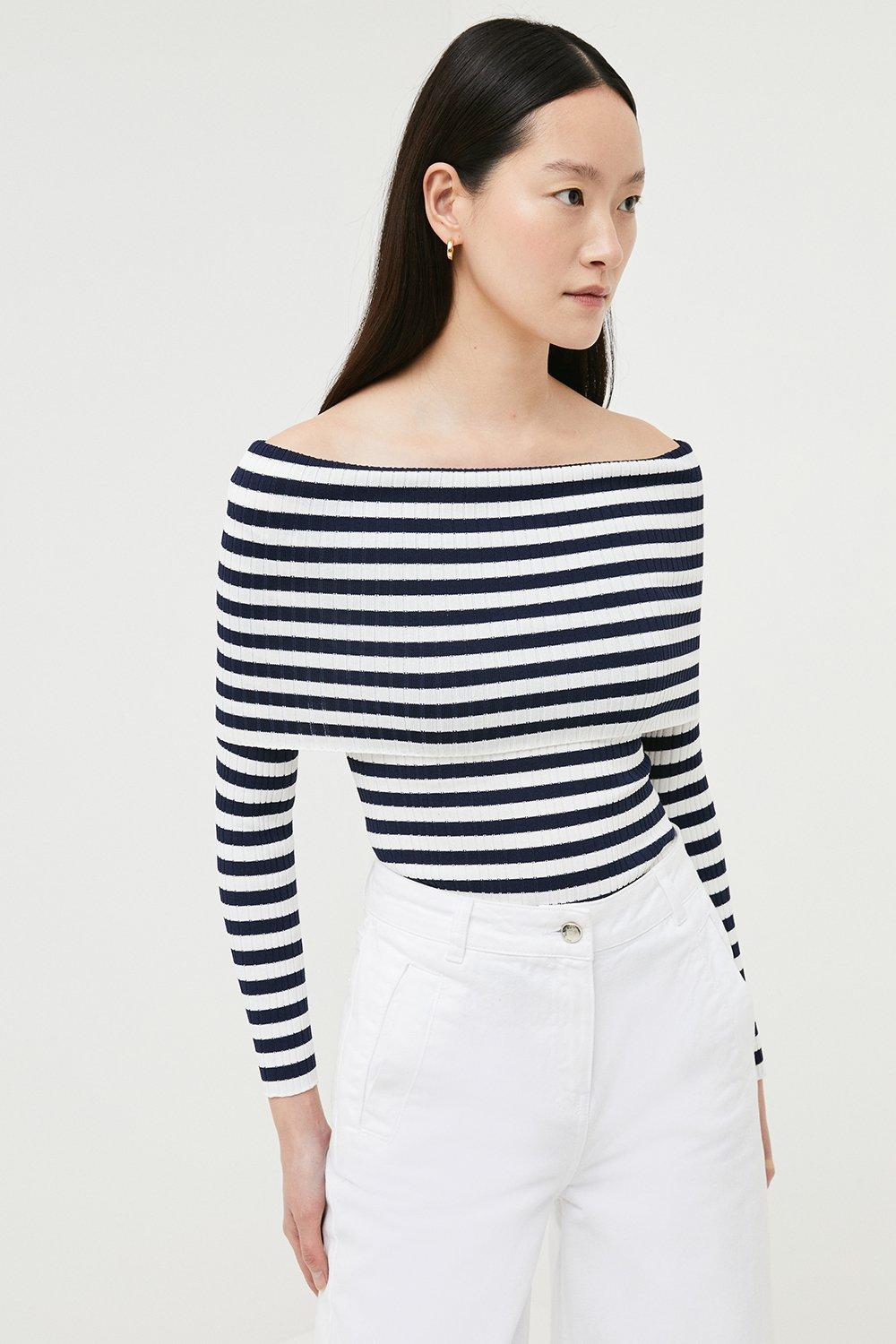 Karen millen cold shoulder hot sale top