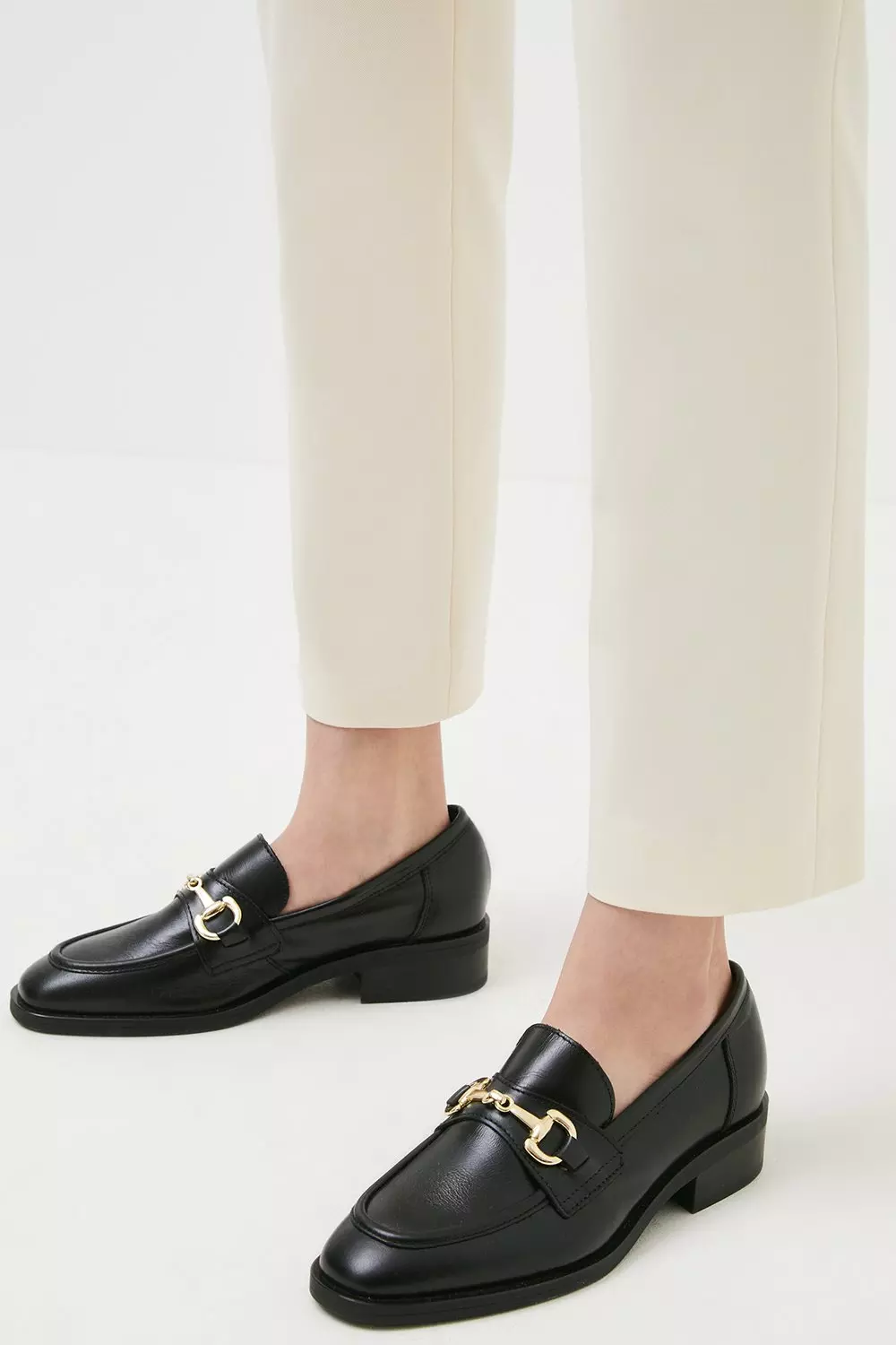 Asos design best sale moment leather loafers