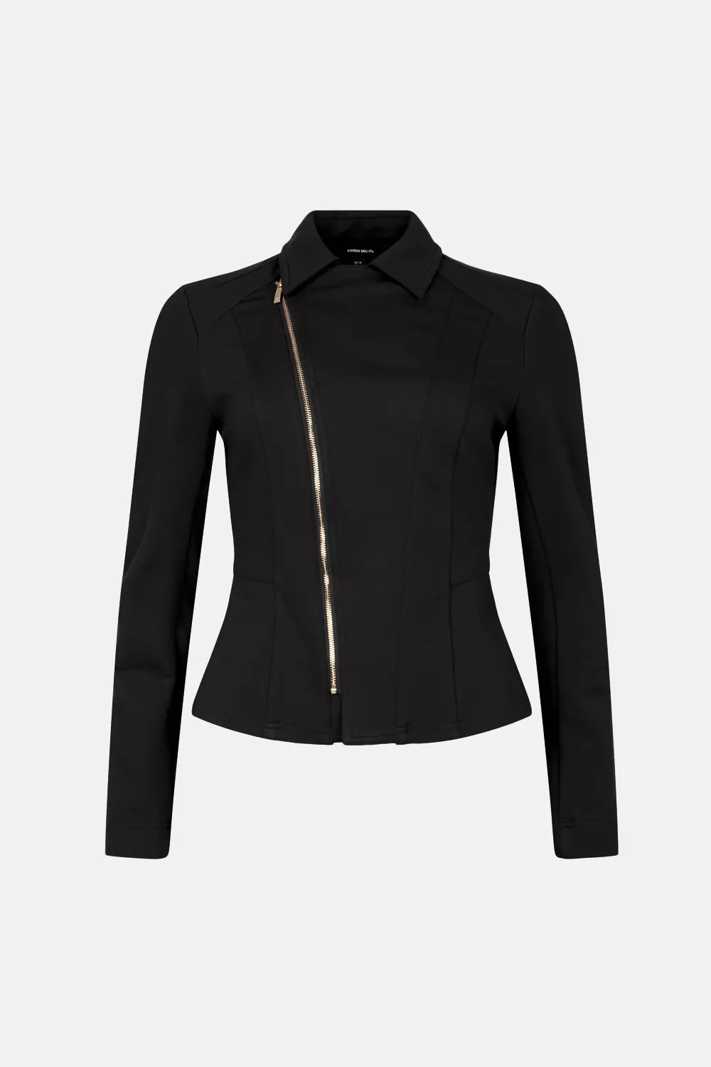 Ladies black jersey clearance jacket