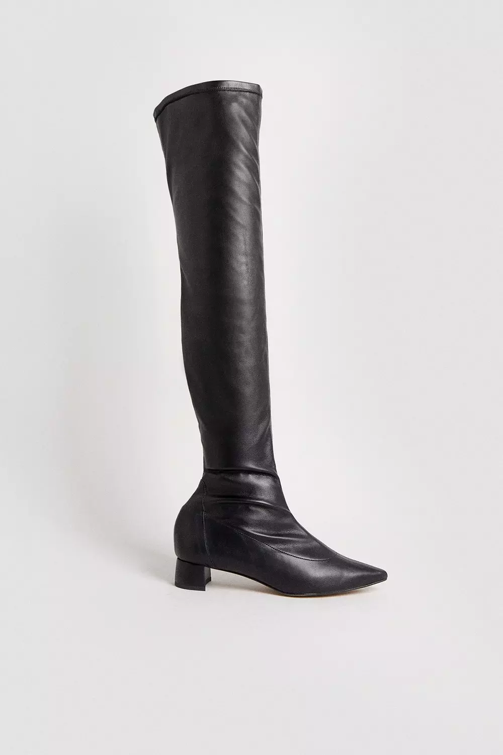 Stretch Over The Knee Pointed Boot