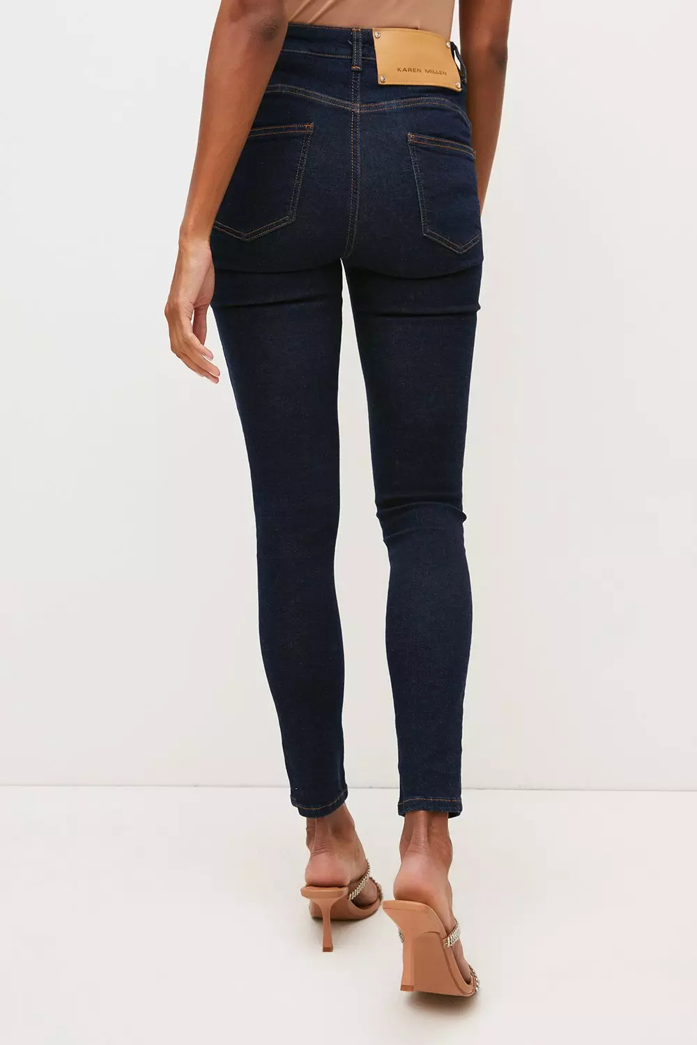 Tailored Mid Rise Slim Leg Contour Jeans