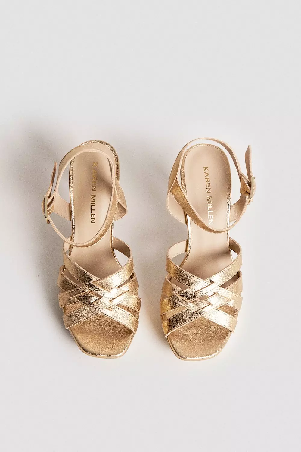 Karen millen gold on sale sandals