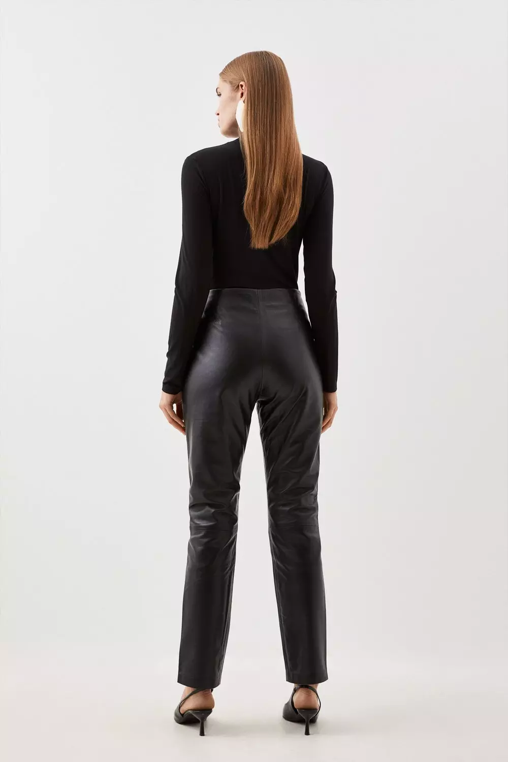 Karen millen faux leather on sale trousers