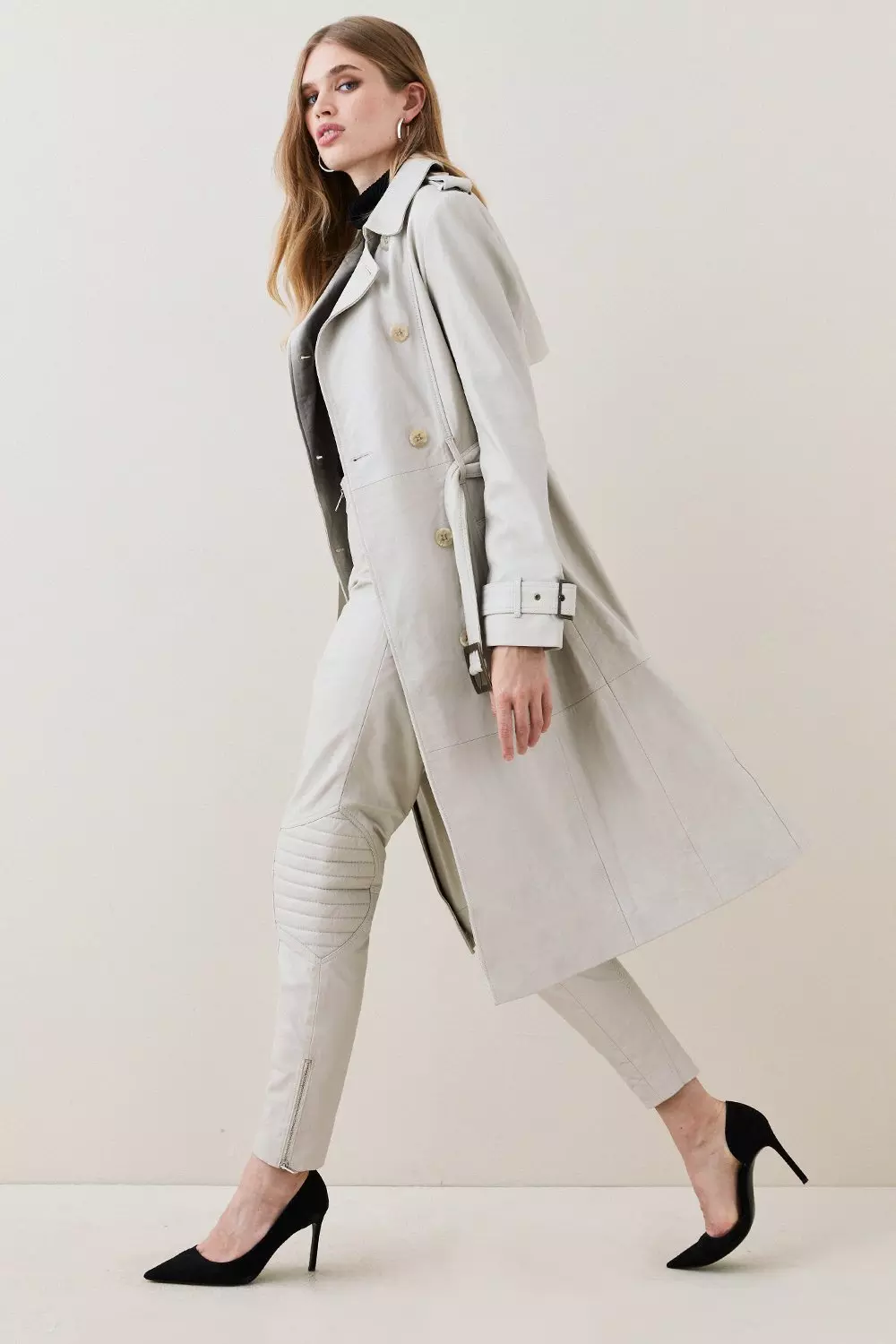 Womens on sale belted mac