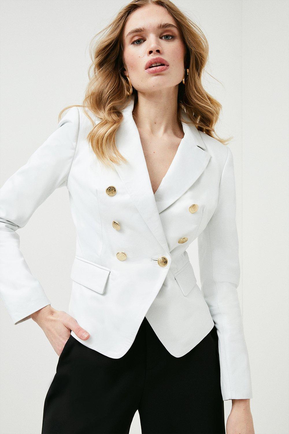 Female white outlet suit