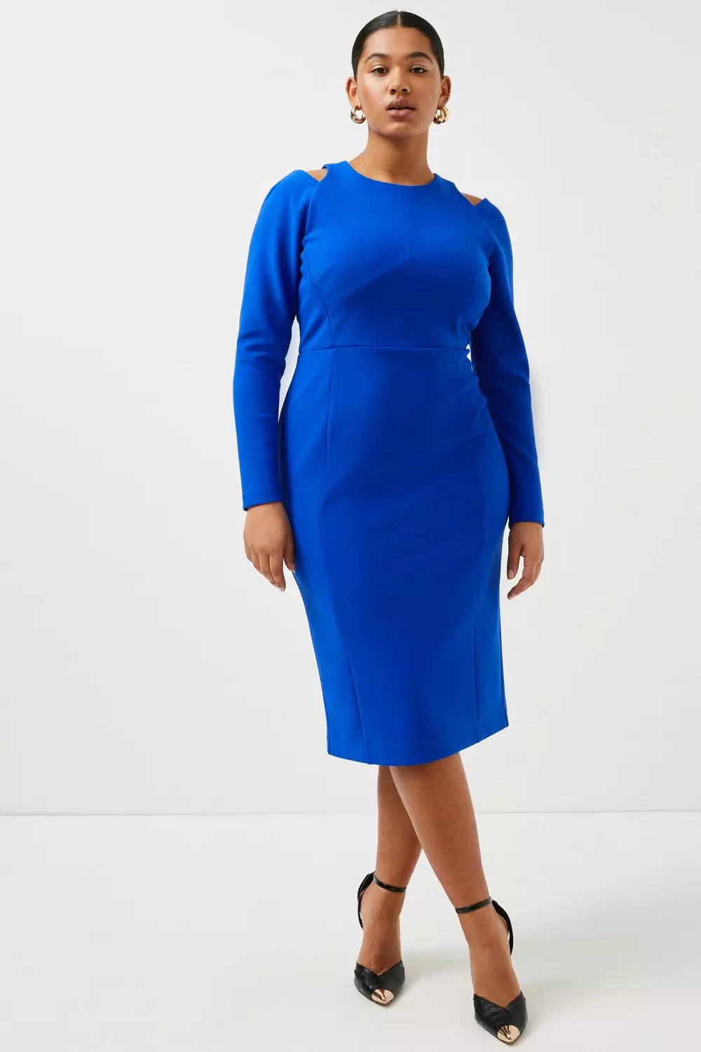 Karen millen hotsell cobalt blue dress