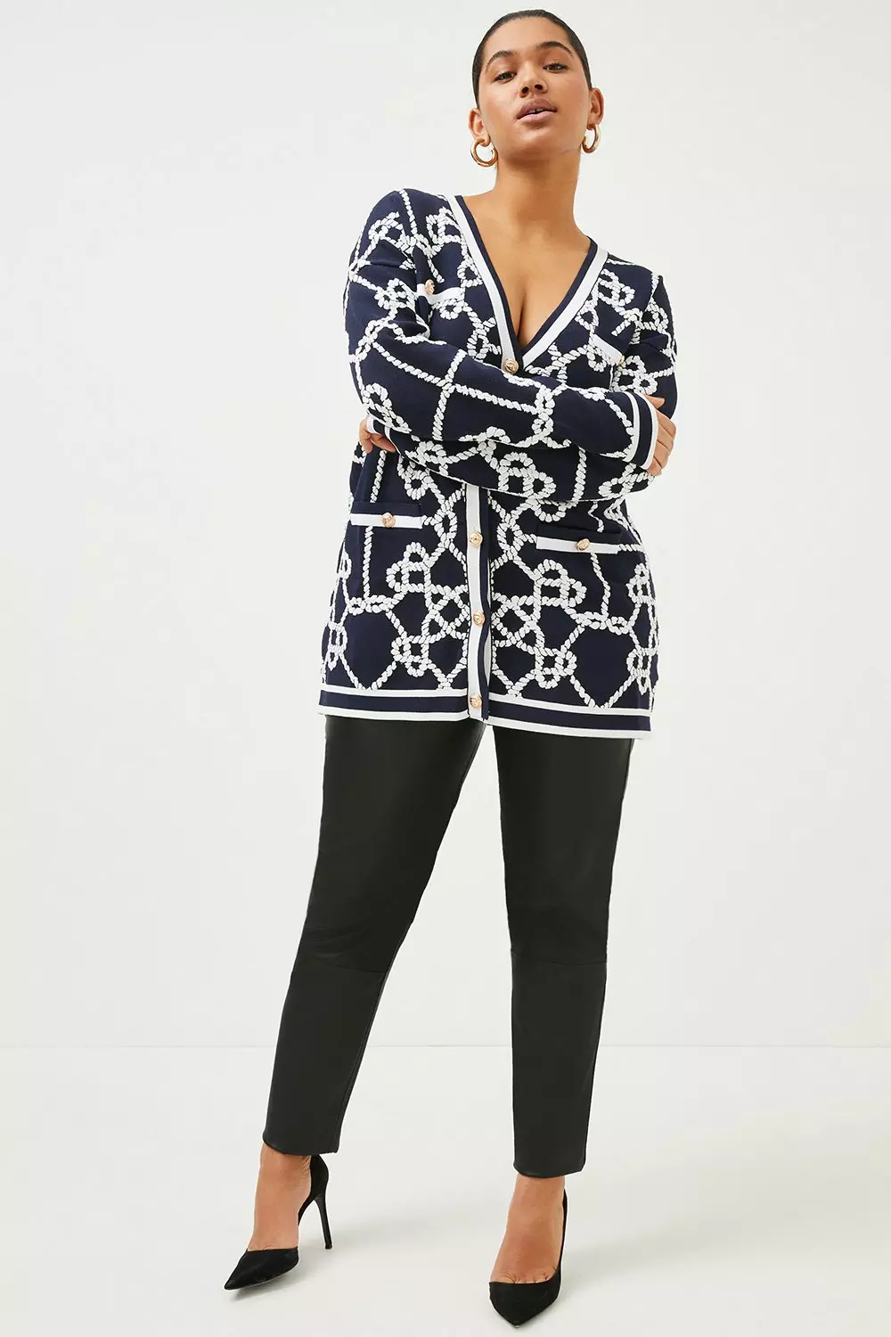 Karen millen outlet floral print cardigan