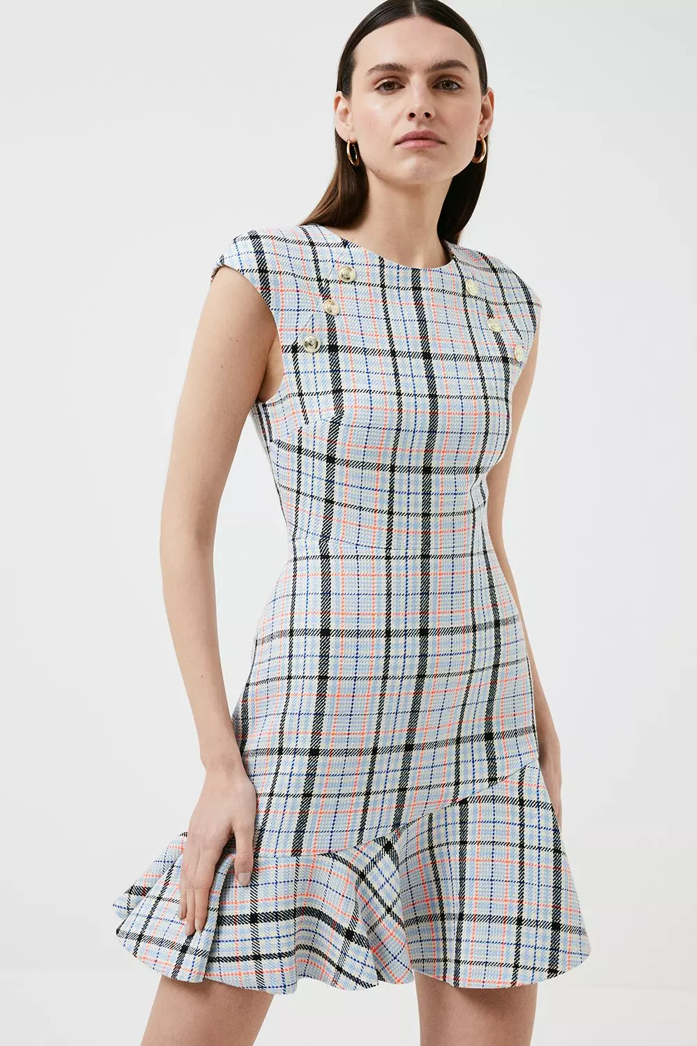 Karen millen gingham on sale dress