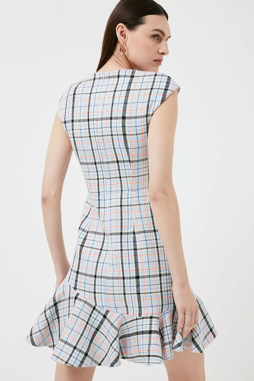 Karen millen shop plaid dress