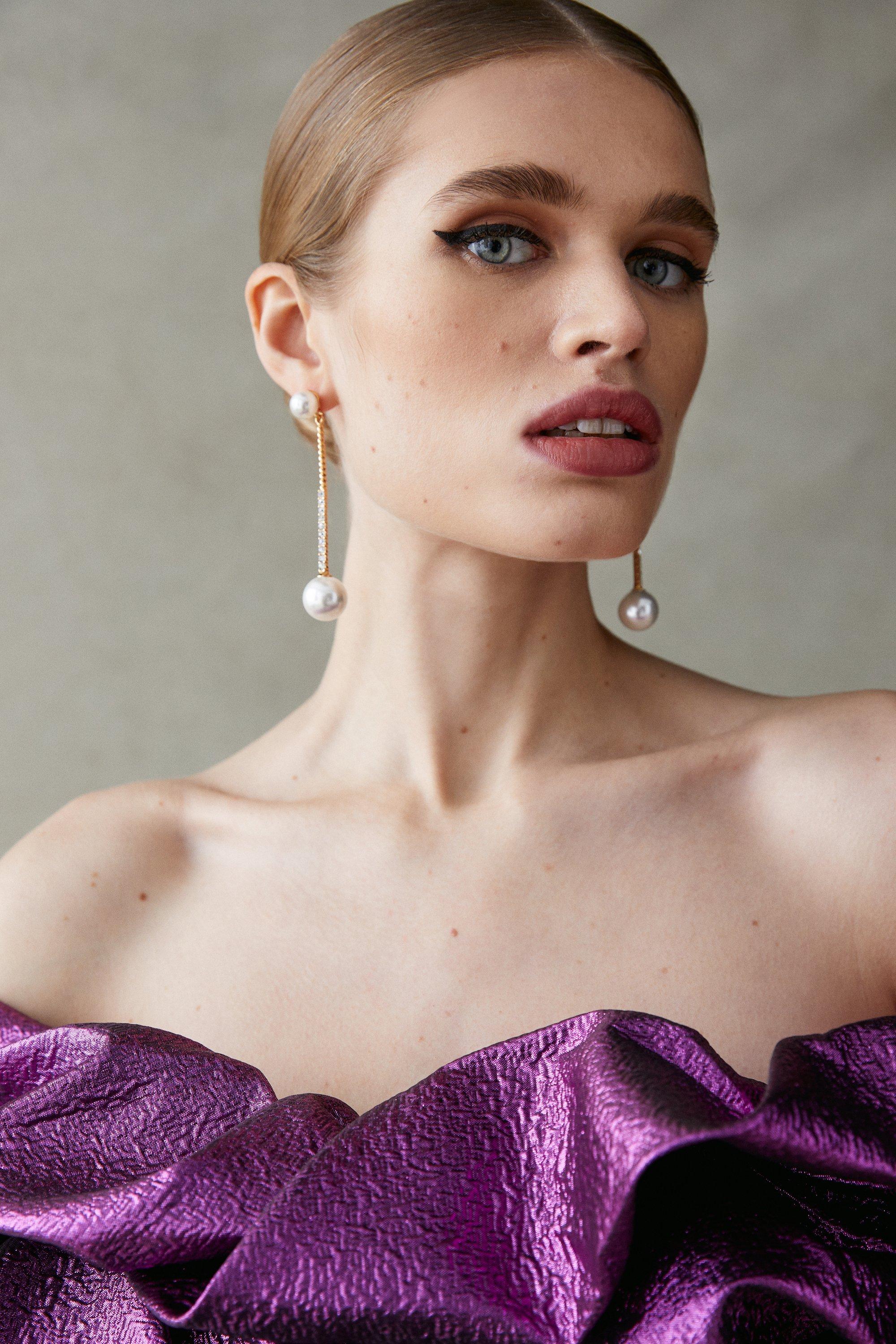 Karen millen clearance drop earrings