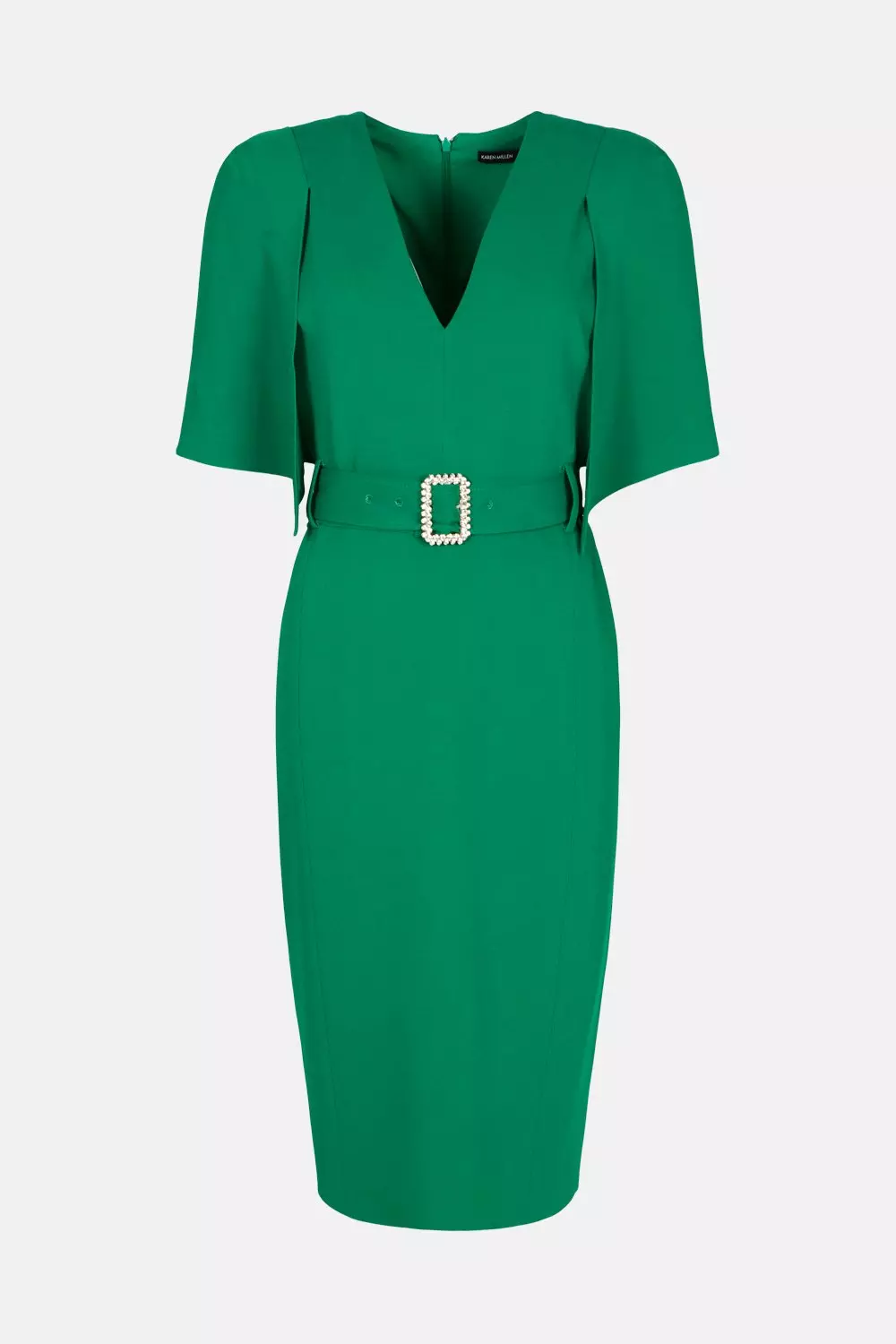 Karen millen v 2025 neck pencil dress