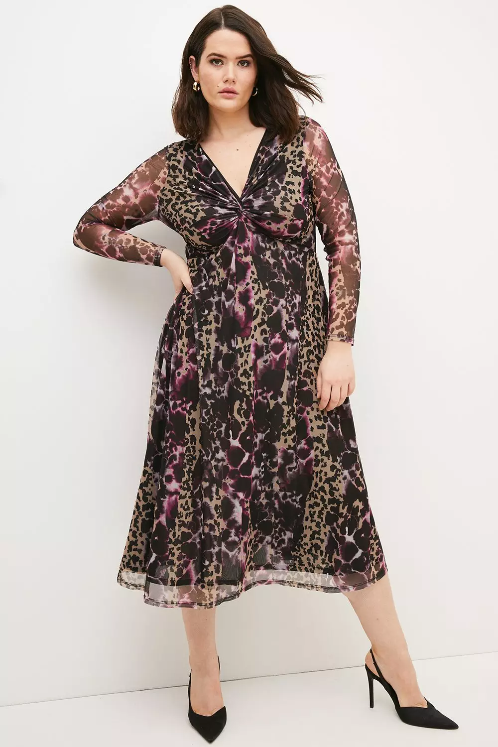 Plus size shop jersey dress