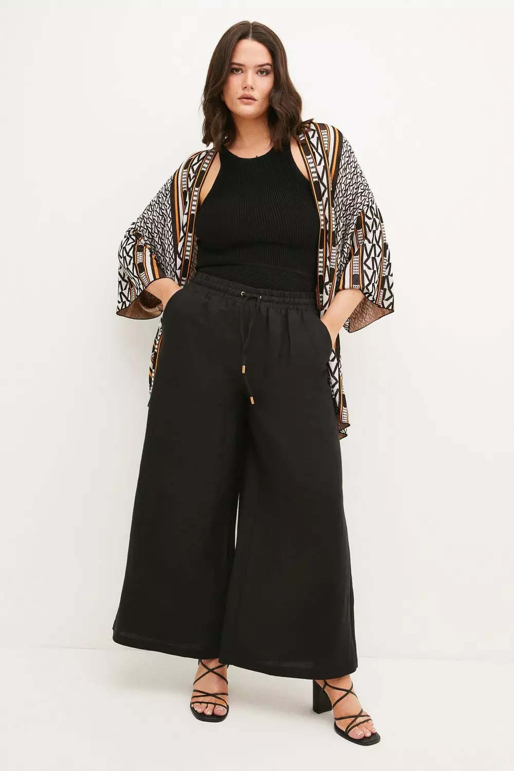 Shop Plus Size Pants | Plus Size Stretch Cotton Kaling Cuff Pants