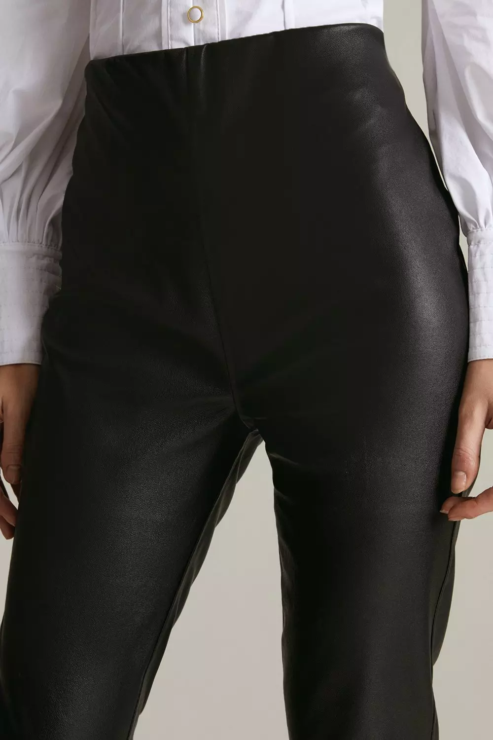 Lydia Millen Petite Stretch Leather Legging