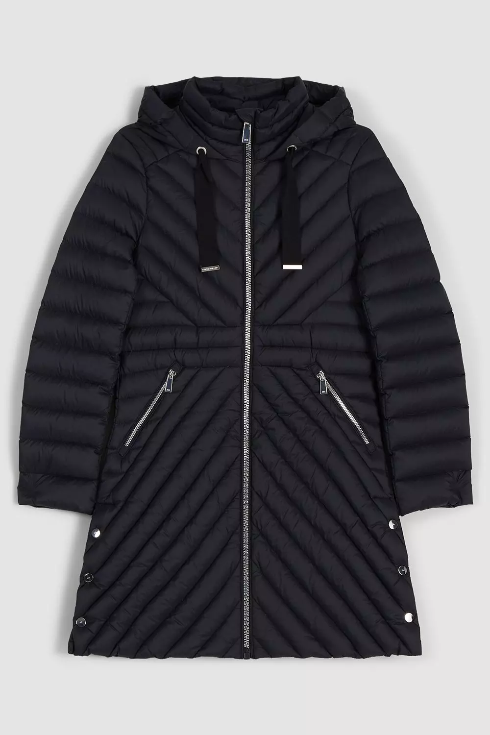 Midi black best sale puffer coat