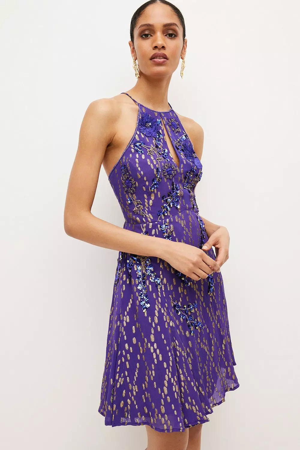 short halter dress