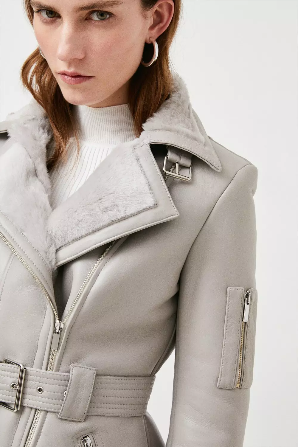 Karen millen sale aviator jacket