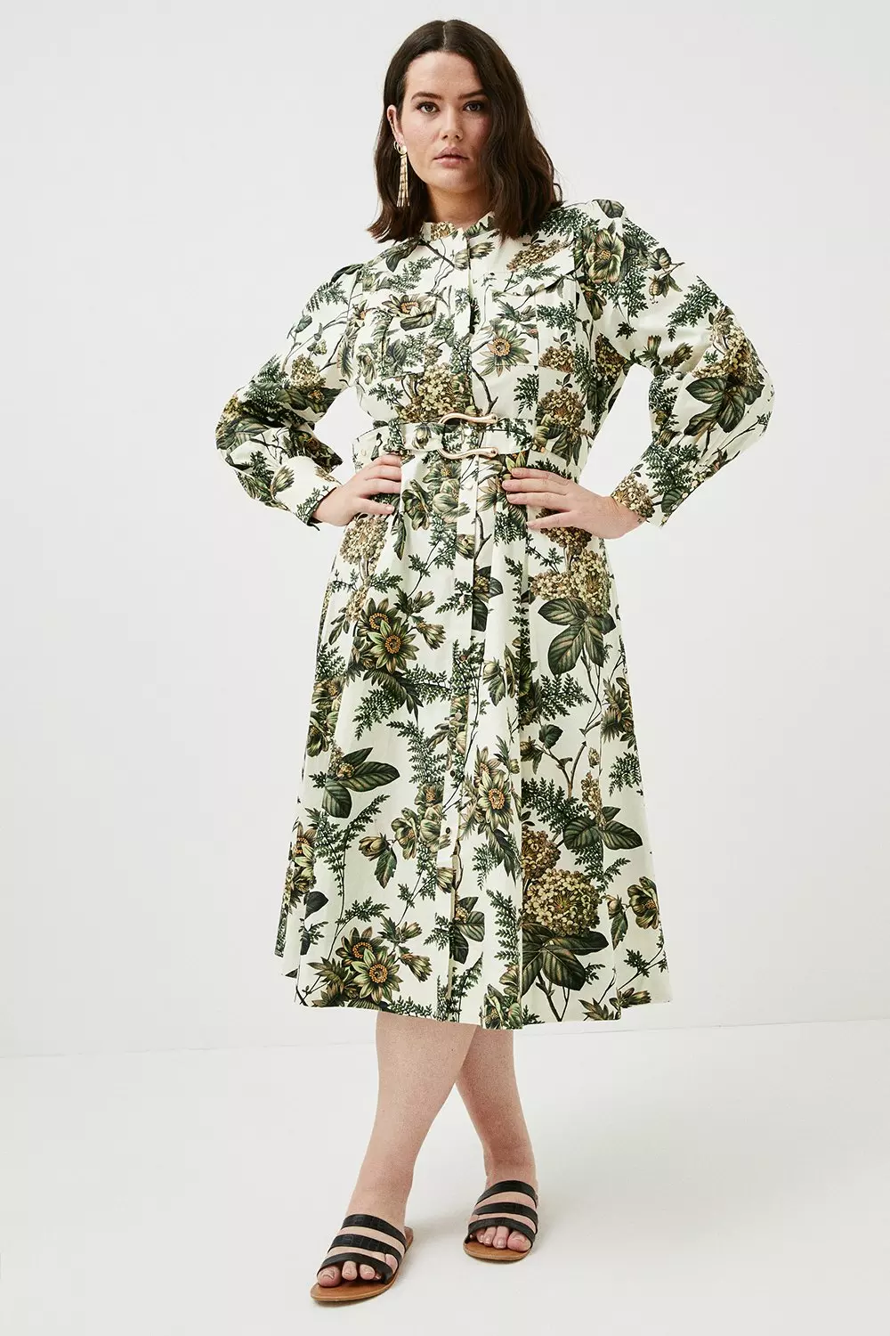 Plus Size Button Up Shirt Dress Plus Size Printed Shirt Dresses