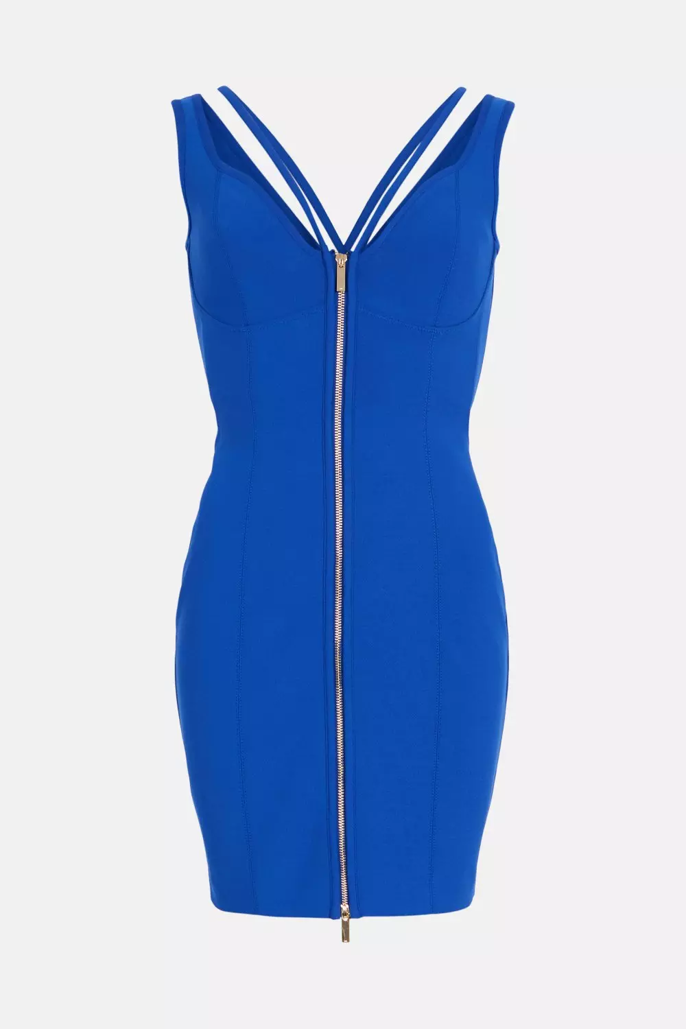 Zip front best sale mini dress