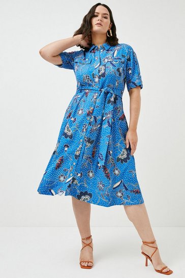 Plus Size Dresses | Plus Size Shirt Dresses | Karen Millen US Plus Size Dresses | Plus Size Shirt Dresses | Karen Millen US