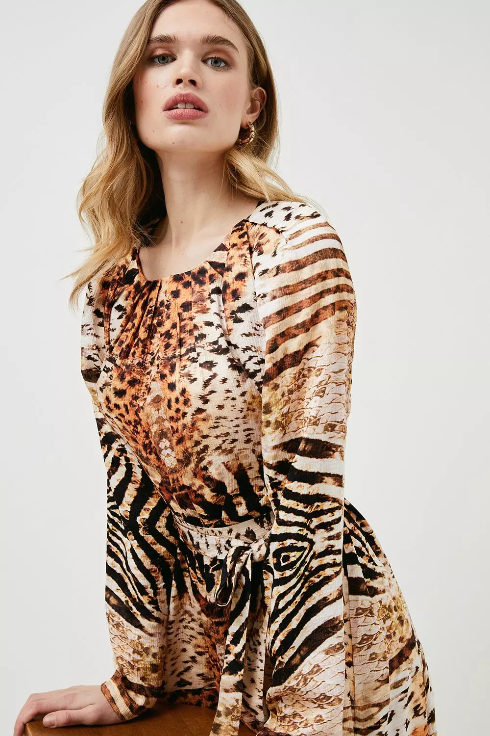 Karen millen shop tiger dress