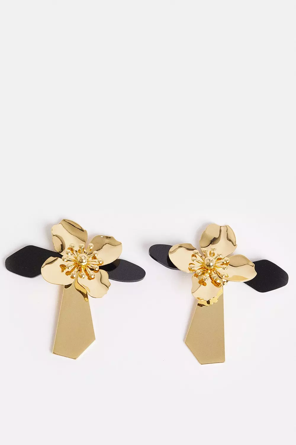 Karen millen rose gold on sale earrings