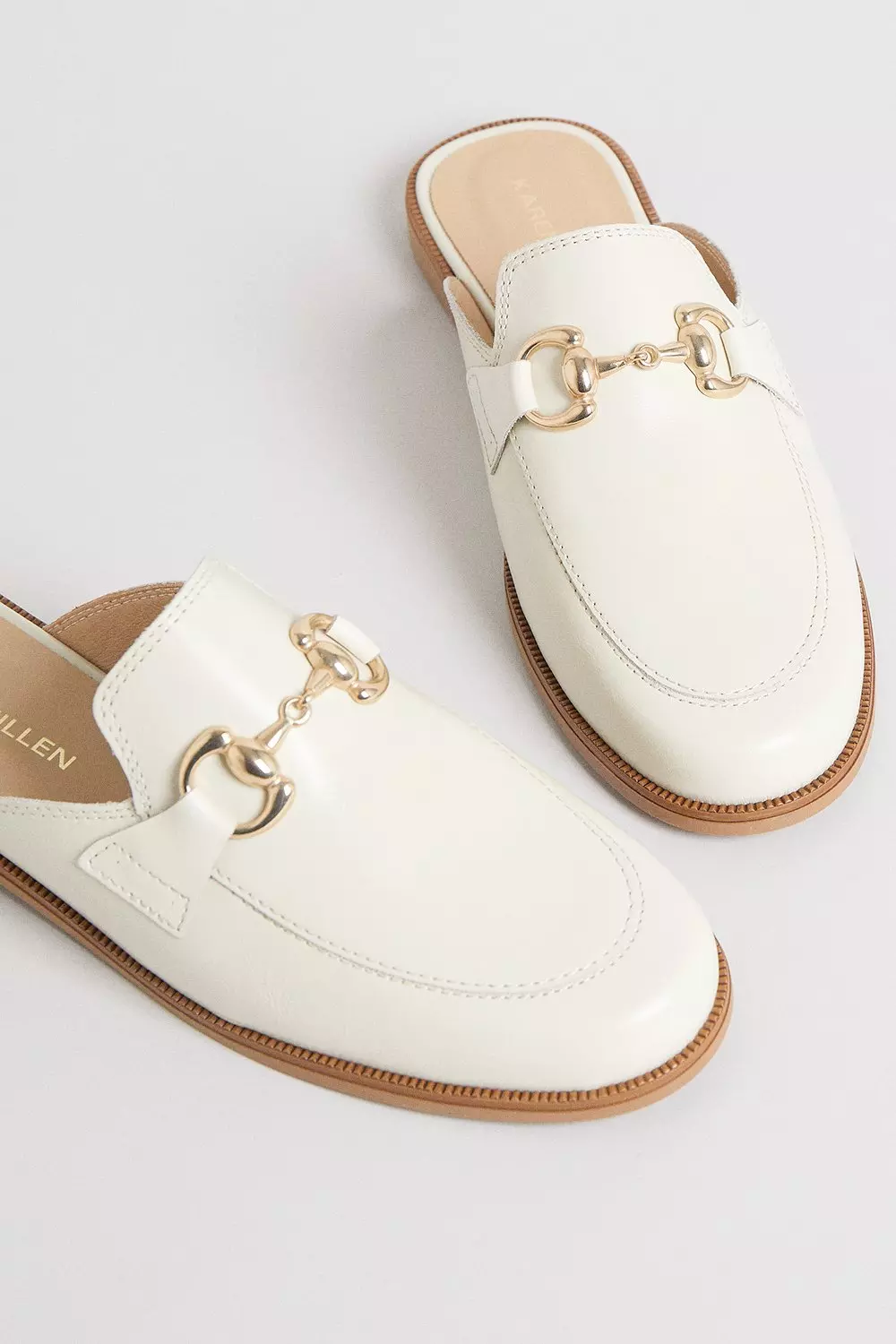 White open 2024 back loafers