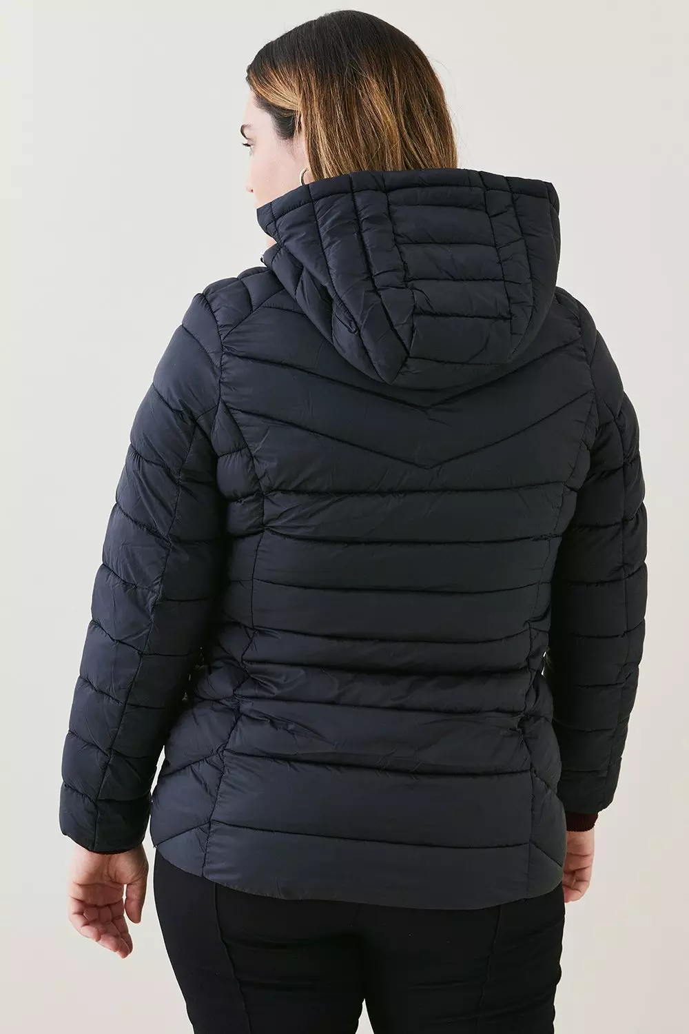 Lightweight packable down jacket plus clearance size