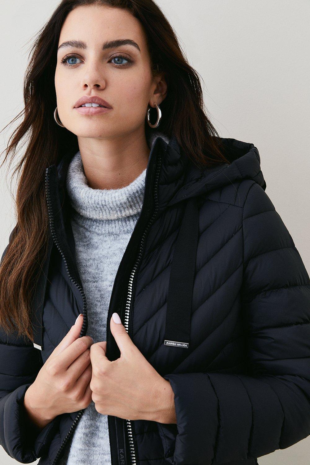 Petite store down coat