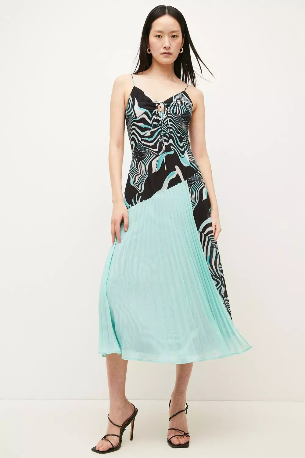 Karen millen shop zebra dress