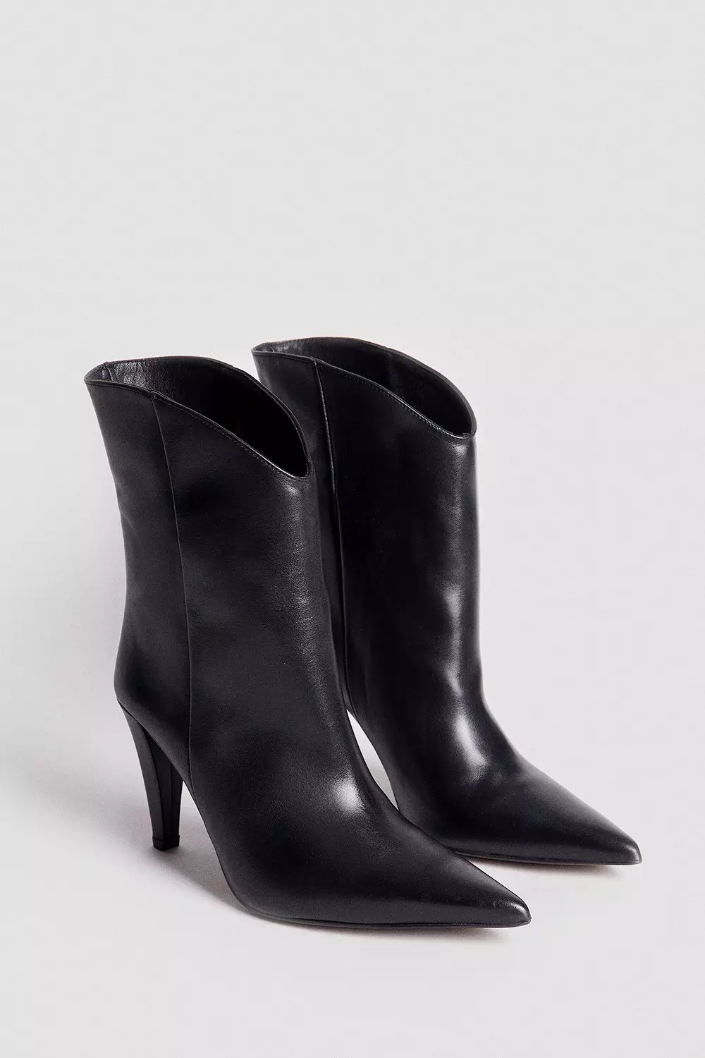 Pull on hotsell leather ankle boots